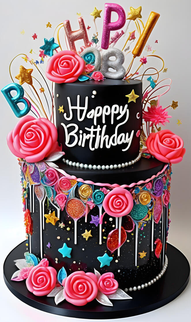 a cake with a message on it