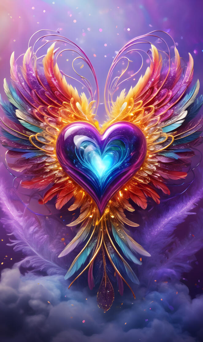 a colorful art piece