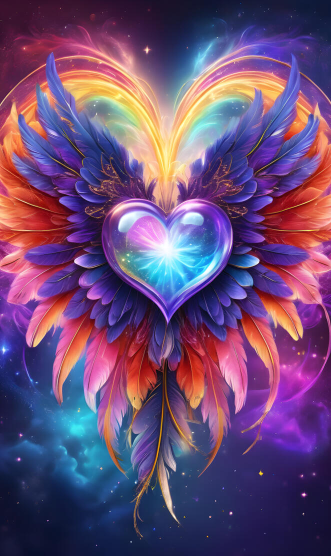 a colorful art piece