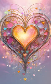 a colorful art piece