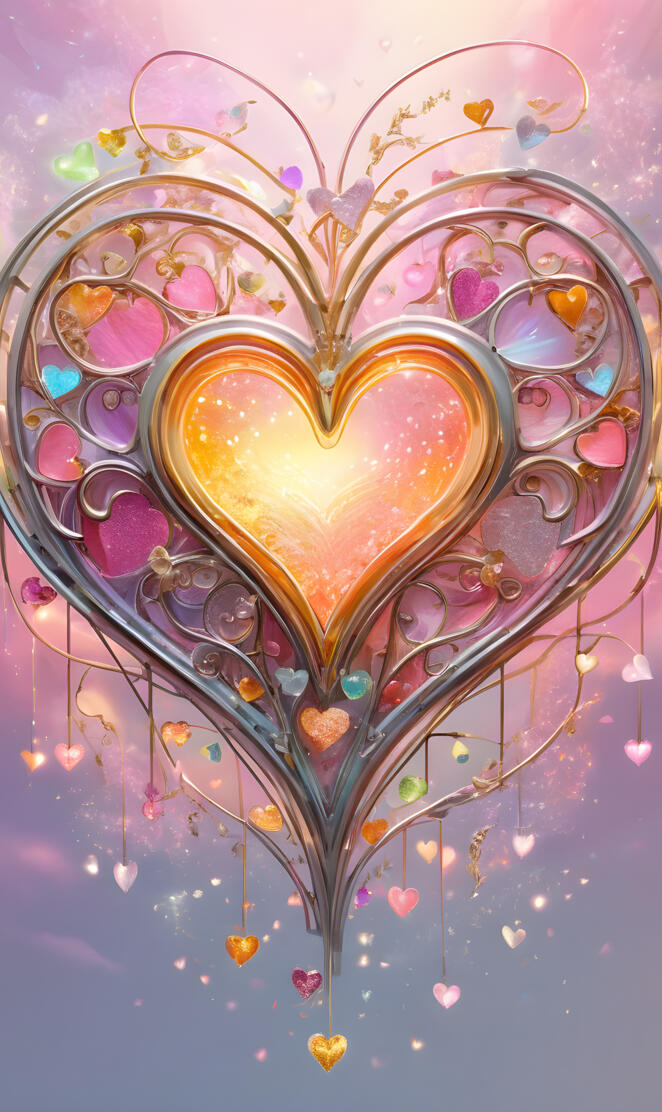 a colorful art piece