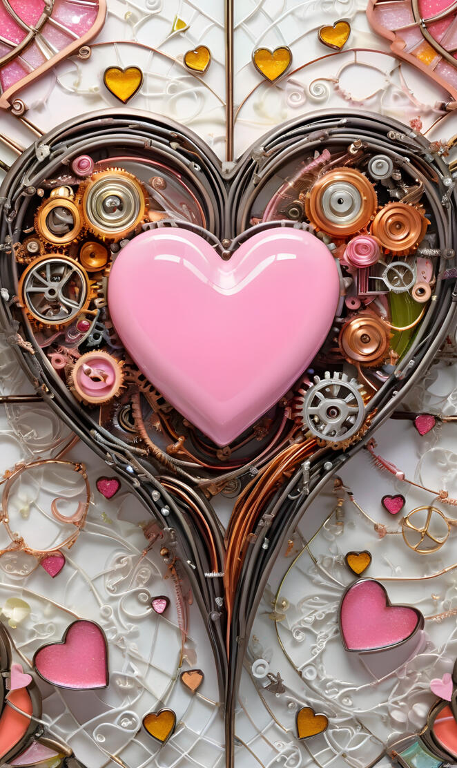 a colorful art piece