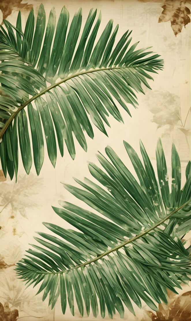 palm leaves
