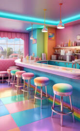 dream love Cafe diner 💘