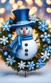 a snowy little friend