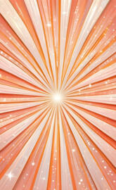 a close up of an orange and white striped background