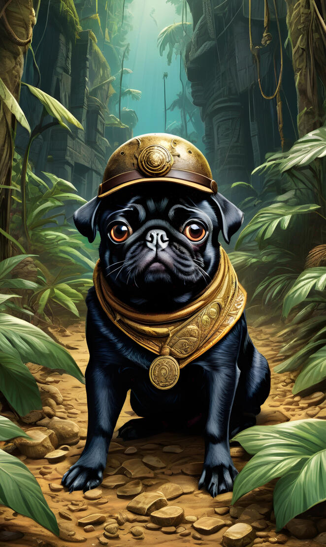 Indiana Pugs, archeologist 13