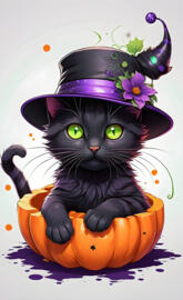 Cute Kitty Halloween
