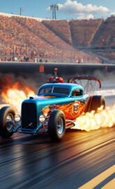 Just a cool dragster