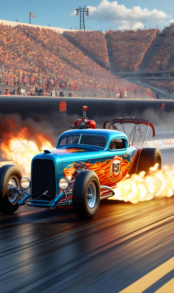 Just a cool dragster