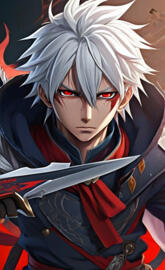 A person of rebellious nature .#anime