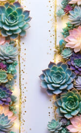 succulent background art