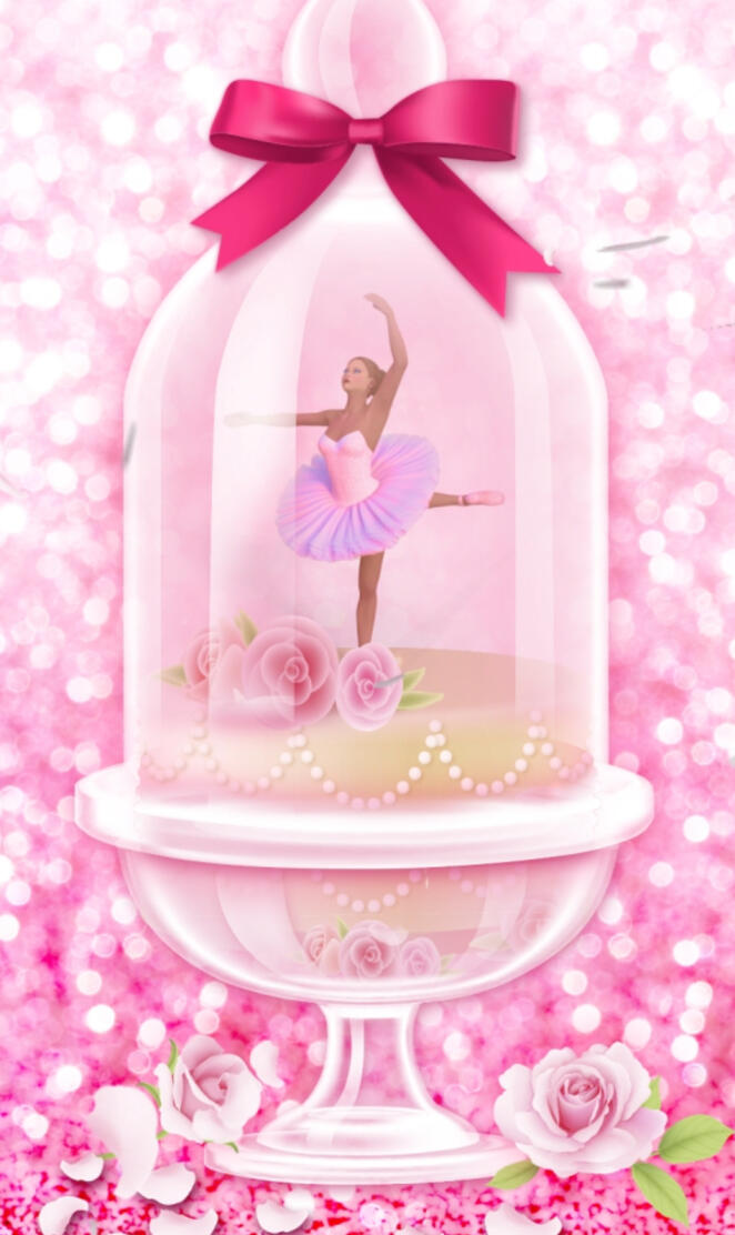 Pink Glitter Ballet