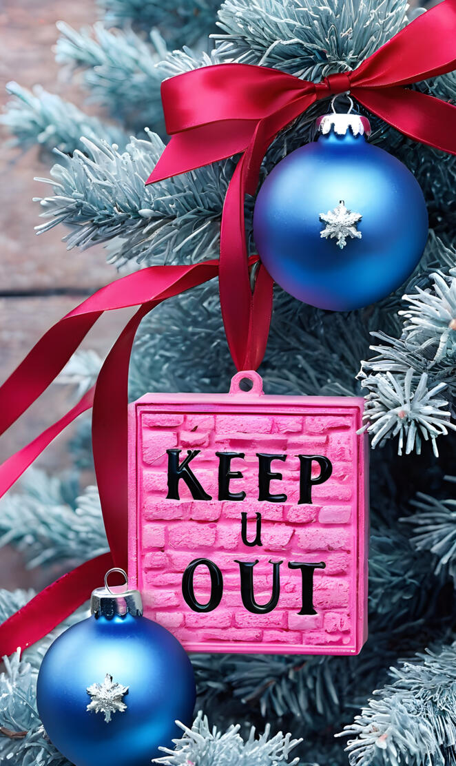 Cute Keep Out Lockscreen