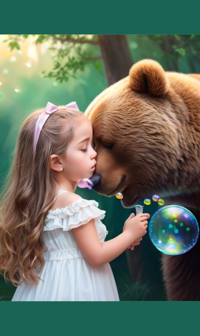Child- Bear, Bubbles 1