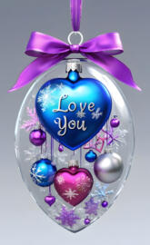 Yes, I love You! Christmas Ornament