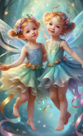 Sweet Dancing Toddler Fairies 2