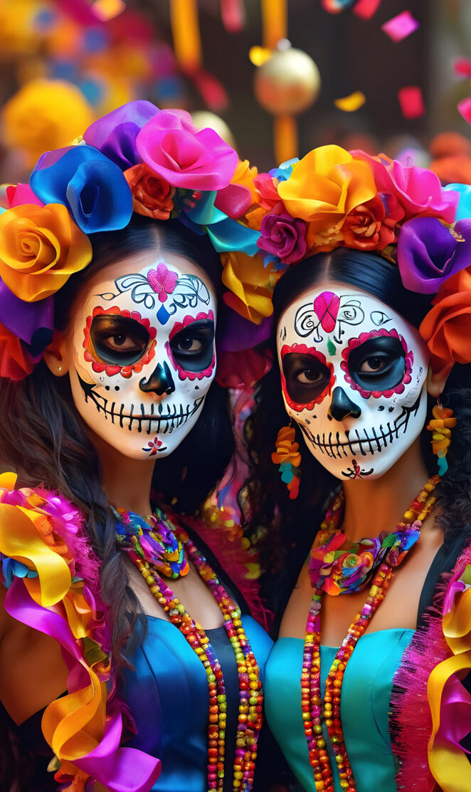 Day off the Dead-Latina ladies