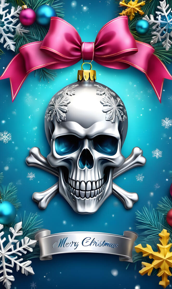 Skull Crossbone Ornament