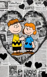 the peanuts crew peppermint Patty and Charlie Brown, newspaper