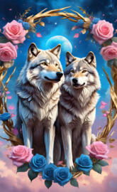 wolves evolving together