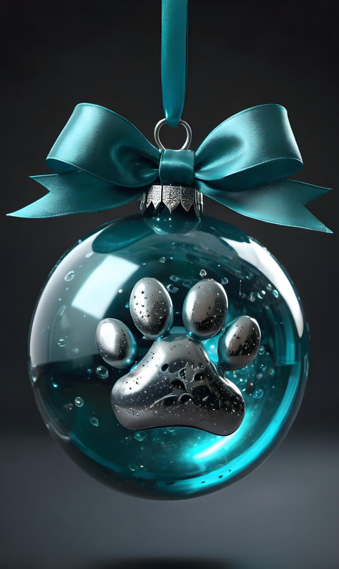 PAW PRINT ORNAMENT