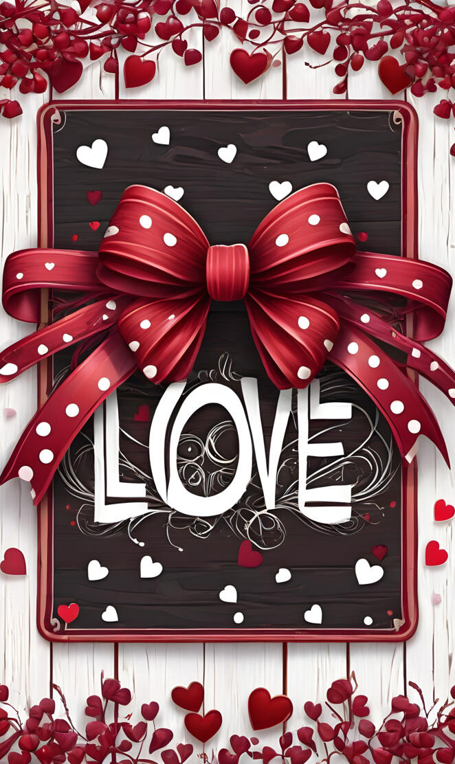 hearts red Valentines live