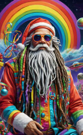 hippie santa