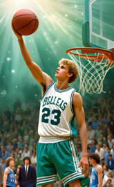 1980s basketball, basketball player, basketball net, hoop, backboard