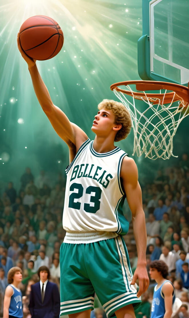 1980s basketball, basketball player, basketball net, hoop, backboard