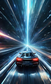 Warp speed car