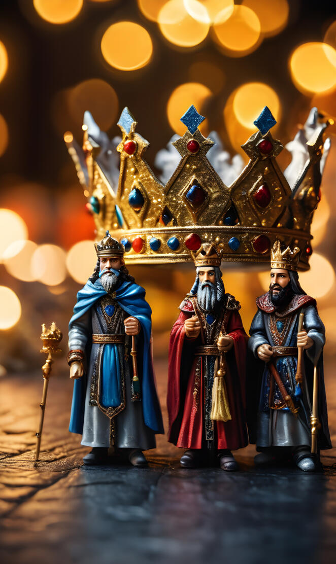 Crown the three kings day