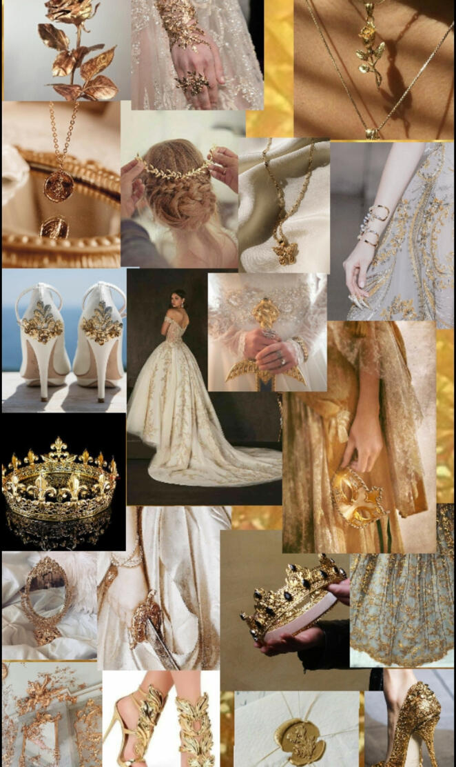 Gold Queen Aesthetic