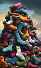 missing sock pile