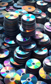 pile of cds