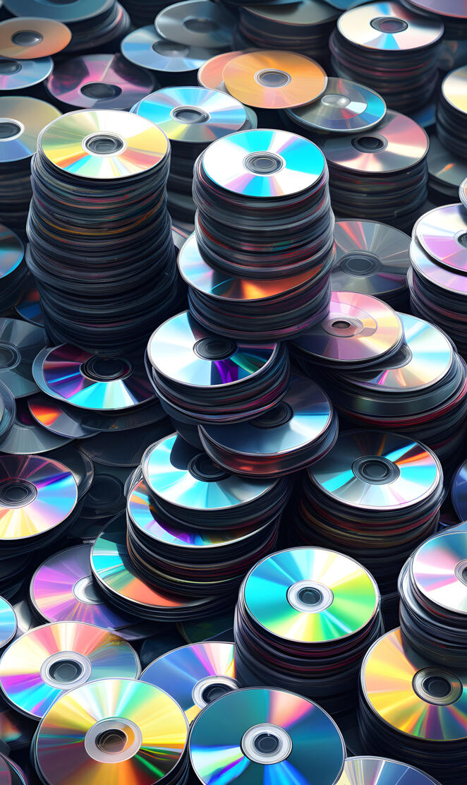 pile of cds