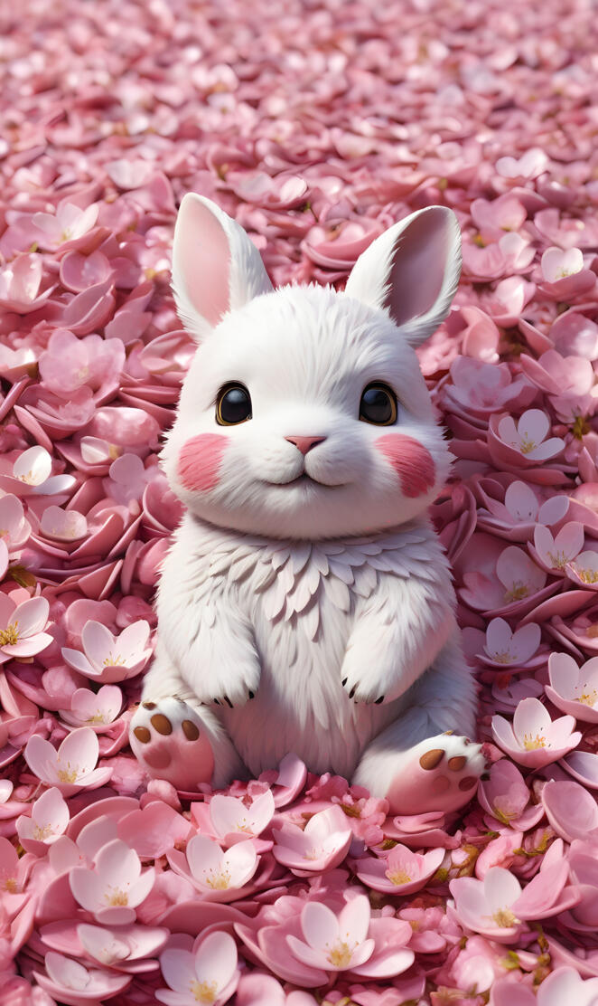 bunny In blossom