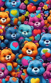 Care bears pile