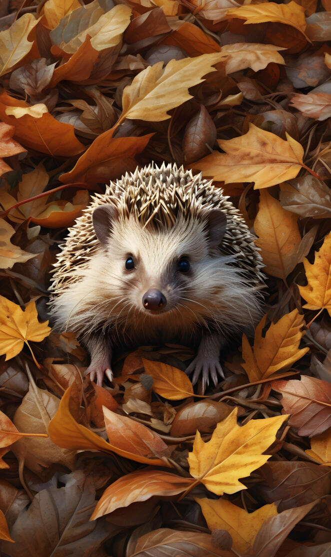 Fall hedgehog