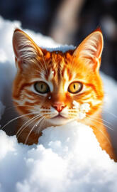 Orange Cat Wallpaper