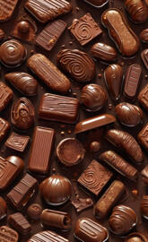 a pile of chocolates