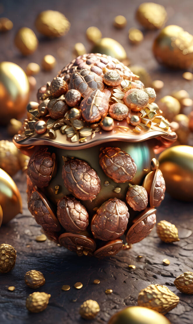 a pile of coffee beans