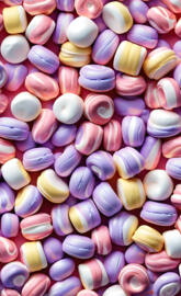 a pile of gummy candies