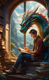 Aiden studying to become Knight Dragon Rider for SilverClaw (2/4)