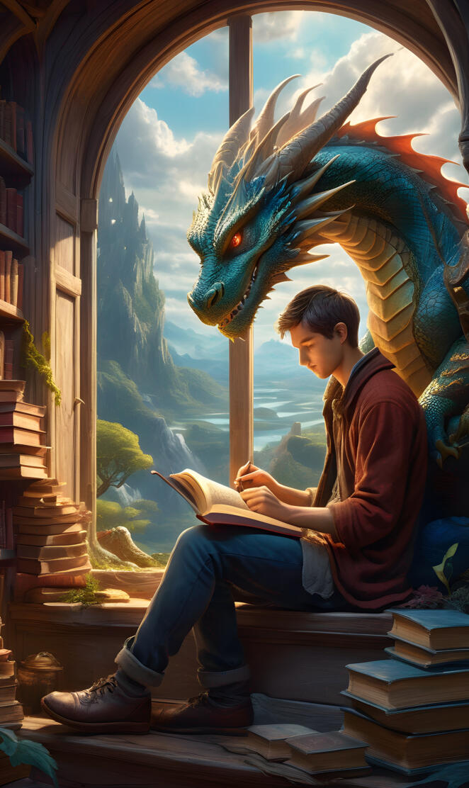 Aiden studying to become Knight Dragon Rider for SilverClaw (2/4)