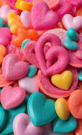 a pile of colorful jelly beans