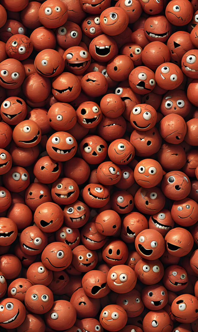 a l
arge pile of beans