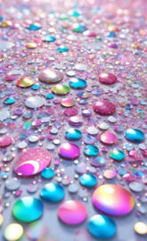 a close up of a pile of candy