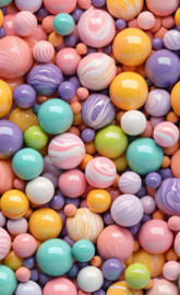 a pile of colorful jelly beans