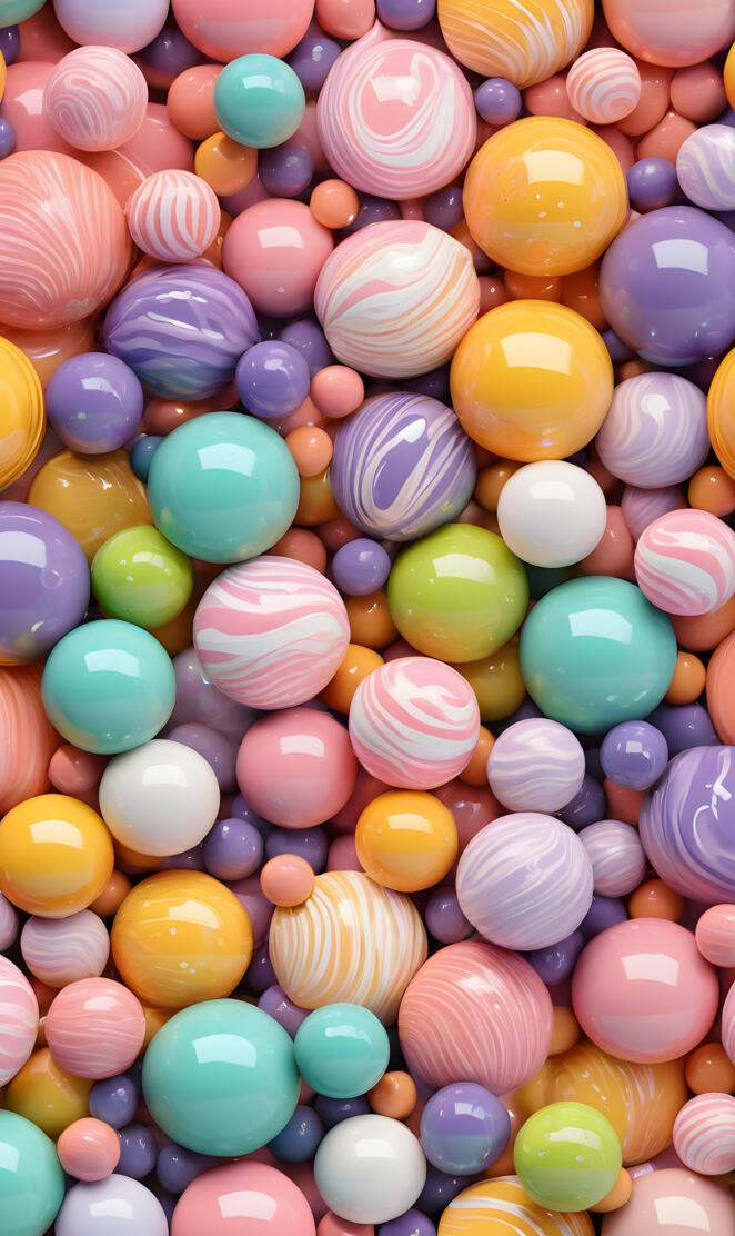 a pile of colorful jelly beans